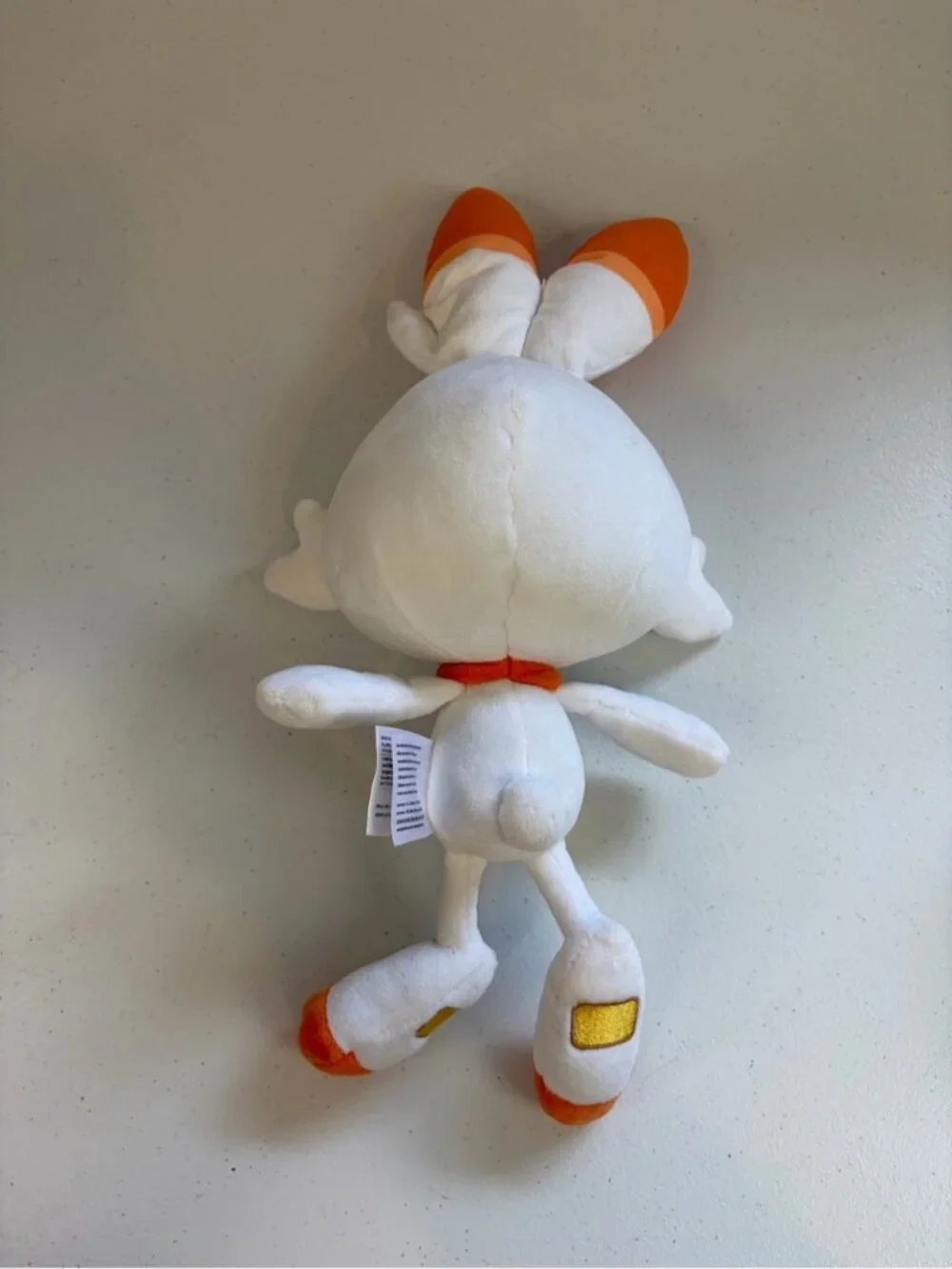 Pokemon Scorbunny Plush Toy Nintendo Game Freak Stuffed Animal Stuffy White 12”